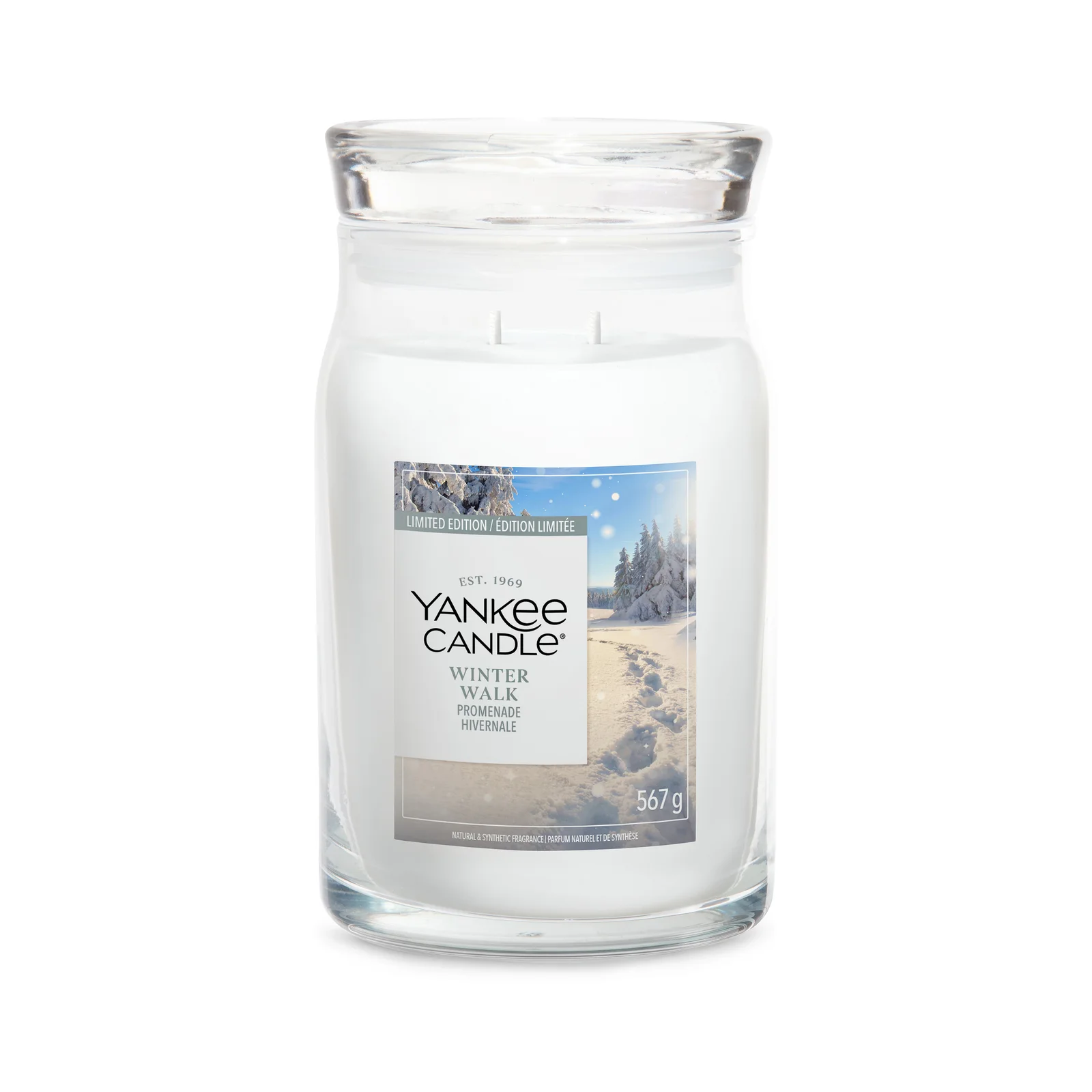 Winter Walk Signature Jar 567g 2-Docht Kerze, Winter, Kane Candle, Glasbehälter, Limitierte Auflage