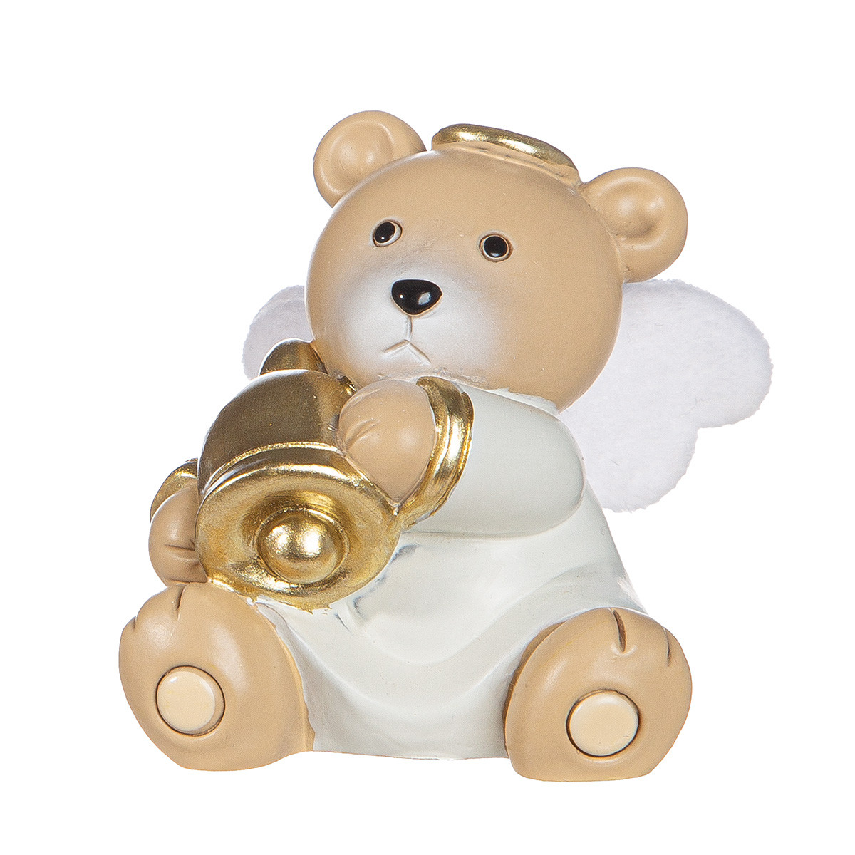 Engel, Teddybär, Goldfarben, Flügel, Niedlich