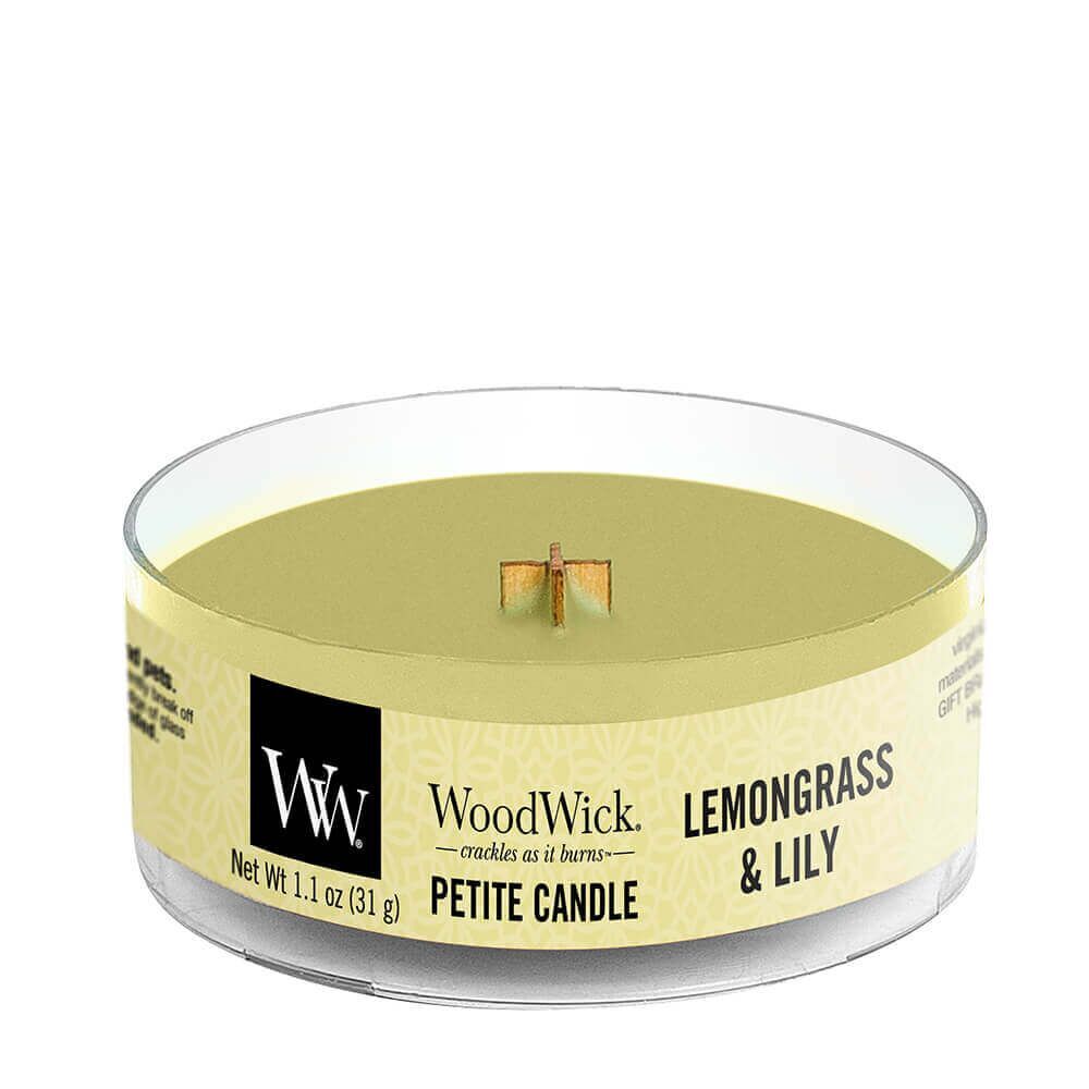 WW-Petite_Lemongrass-lily_1 Lemongrass & Lily Petite Candle 31g von Woodwick
