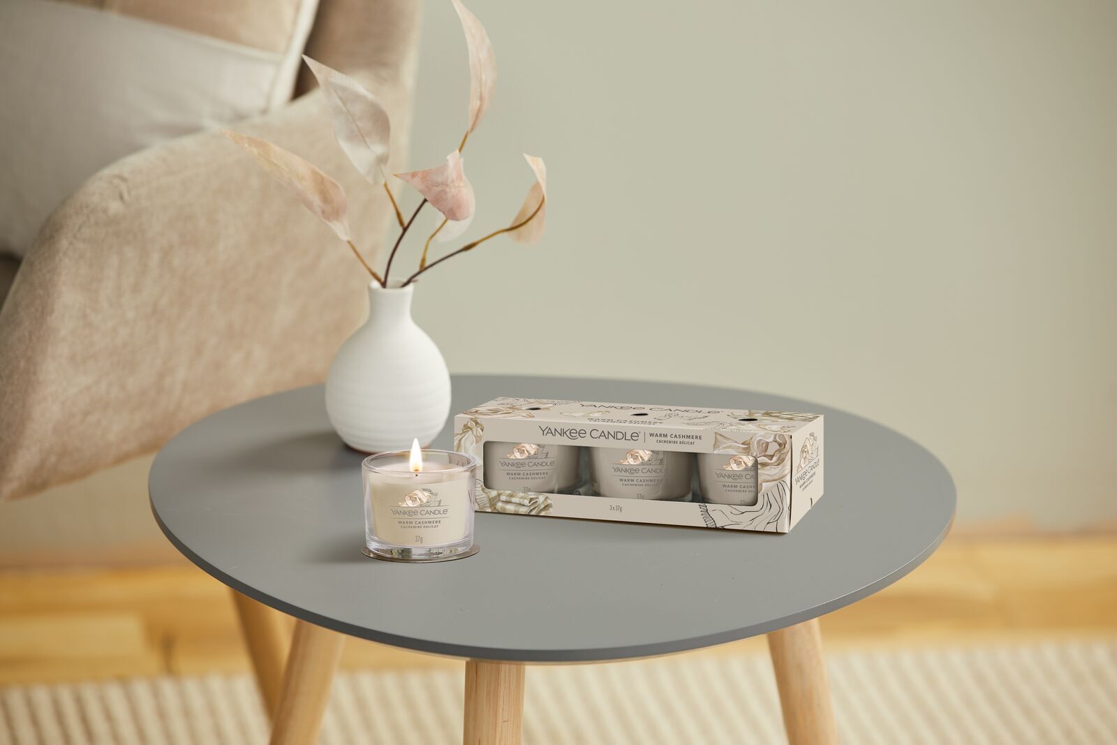 filled-votives_Set-1_Warm-Cashmere Warm Cashmere 37g Glasvotivkerze 3er Pack