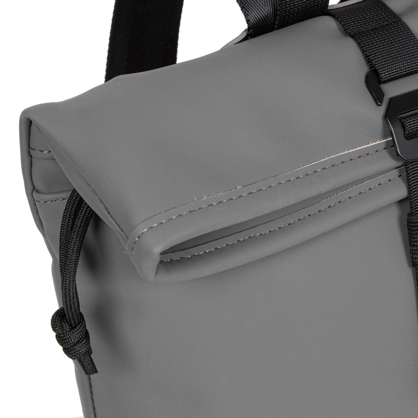 YQr1mHsw Mart - Los Angeles Rolltop Mini Rucksack anthrazit