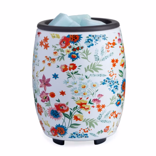 Wildflowers Duftlampe elektrisch mit Silikon Schale Flip Dish