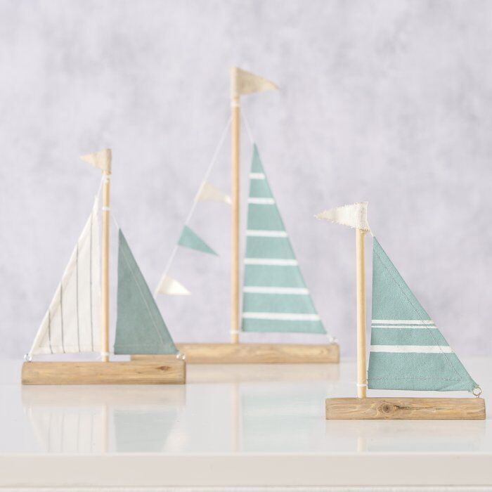 Dekoaufsteller Robinson grün 20cm