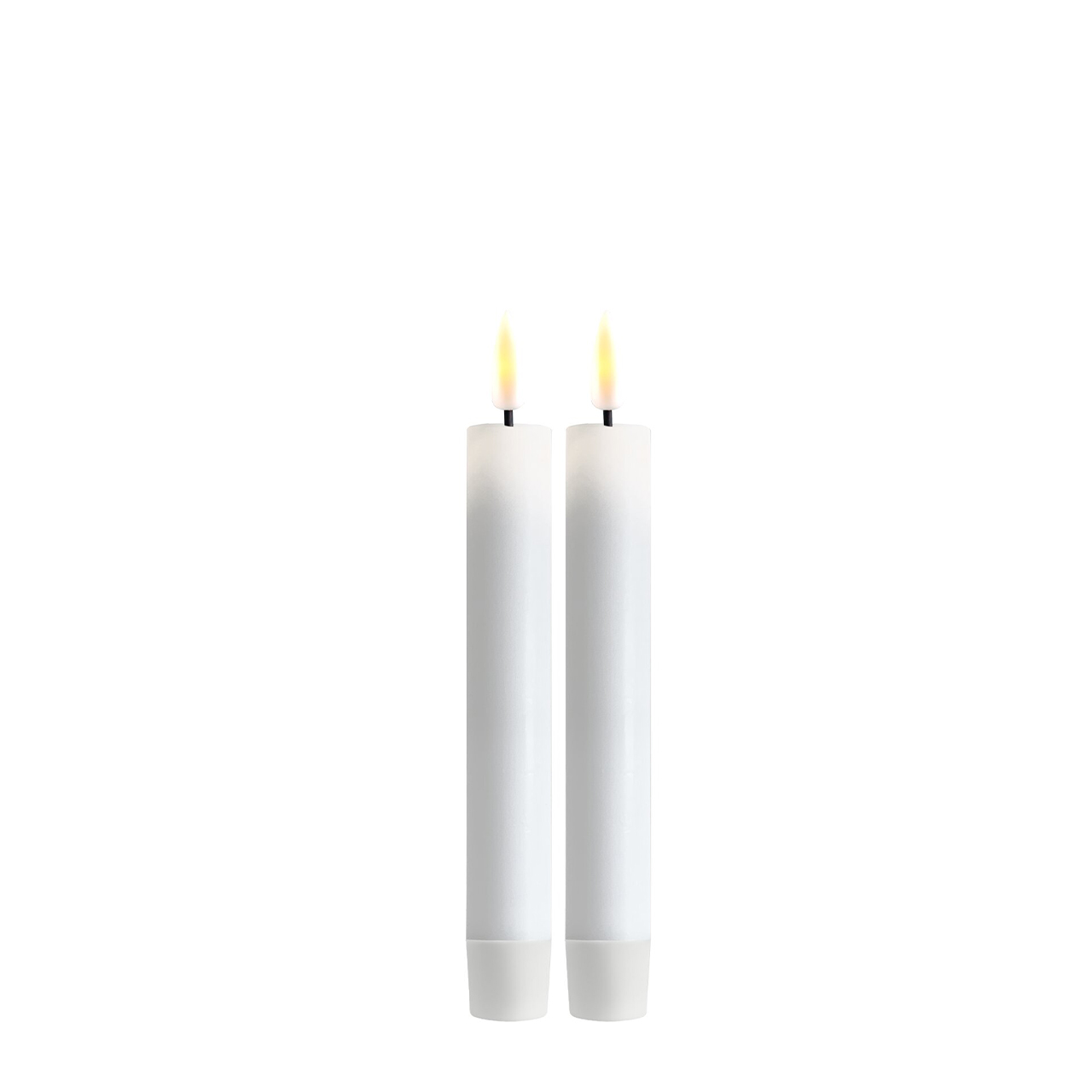 Stabkerze LED 15 cm weiß 2 Stück