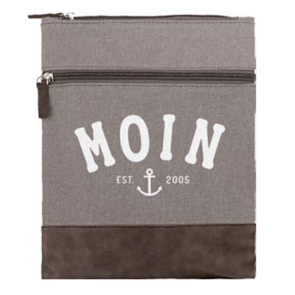 Canvas Crossbag 054 (Moin grau)