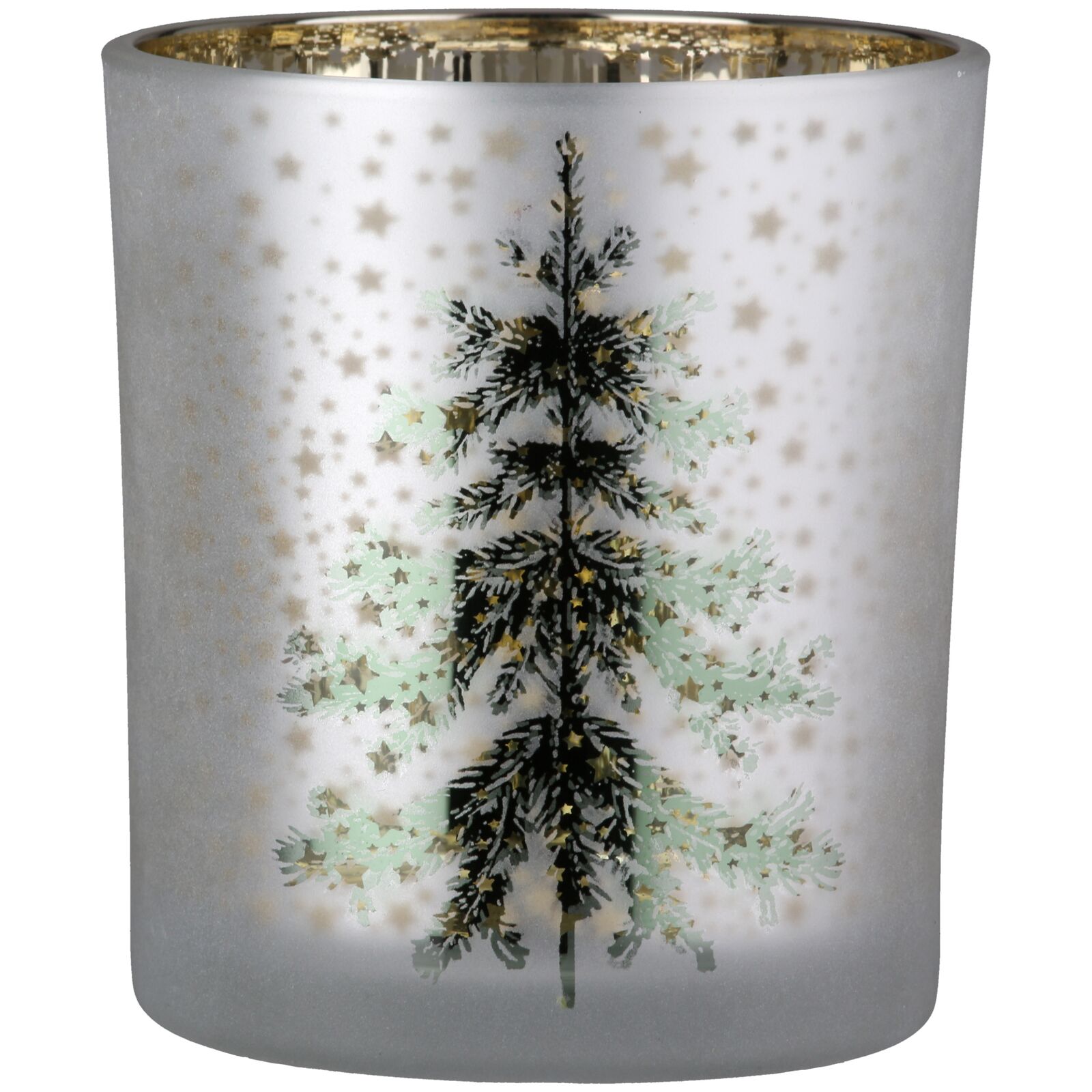 Windlicht Tanne weiß 8cm Töpferei, Weihnachten, Weihnachtsdekorationen, Festival