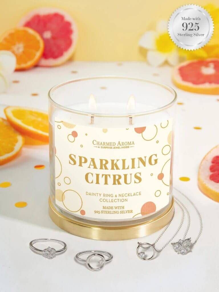 Sparkling Citrus (Ring + Halskette)
