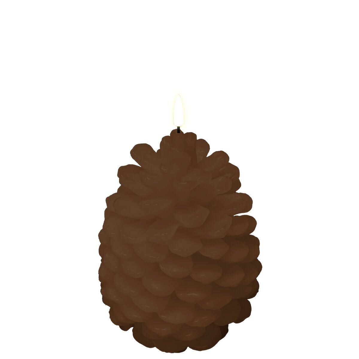 RF-XMAS-0014Ifcua2WiRC3Ah Pinienzapfen LED Kerze Braun 19cm