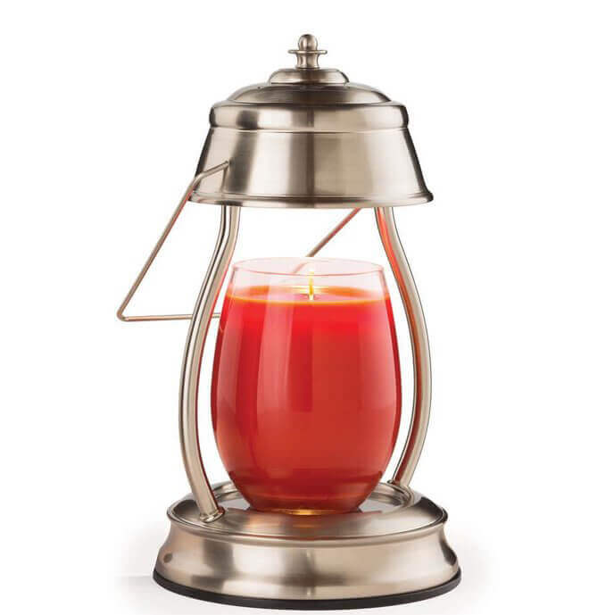 HURRICANE Laterne Kerzenwärmer (brushed nickel) von Candle Warmers Deutschland