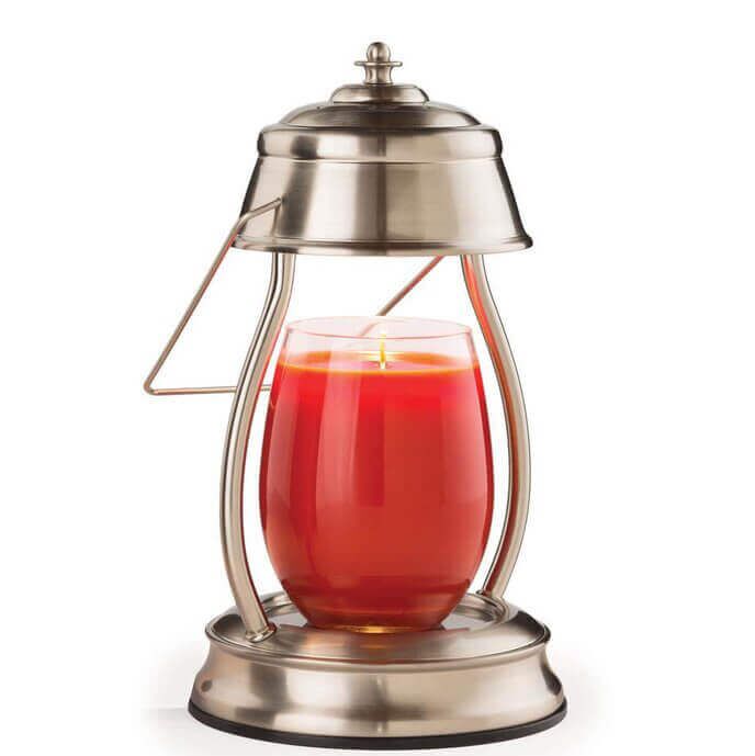 Hurricane-1041 HURRICANE Laterne Kerzenwärmer (brushed nickel) von Candle Warmers Deutschland