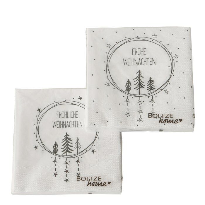 Serviette Oslo Frohe Weihnachten 20 Stück