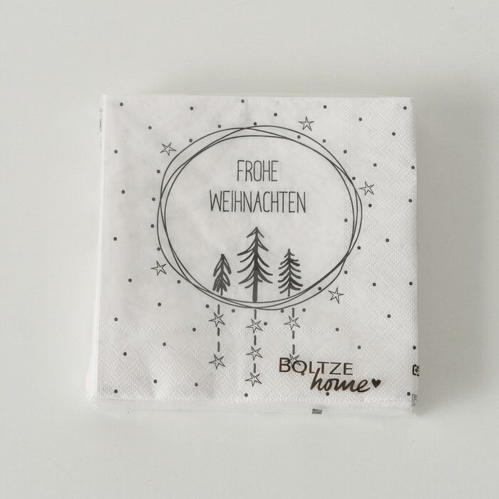 Serviette Oslo Frohe Weihnachten 20 Stück