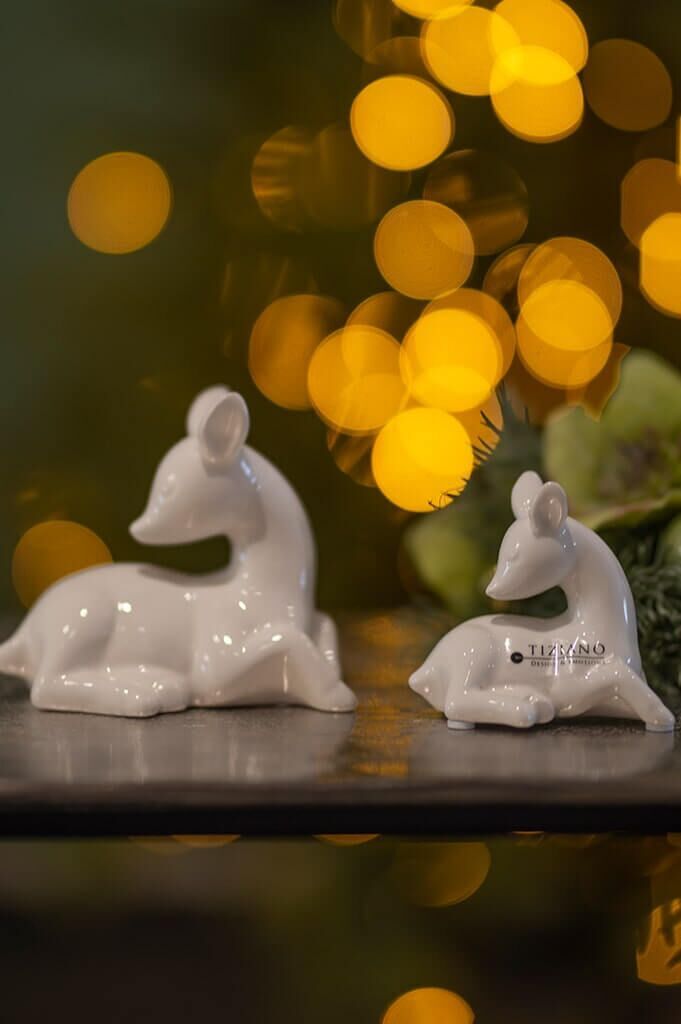 Rehkitz Fendi liegend Kopf zur Seite 9cm