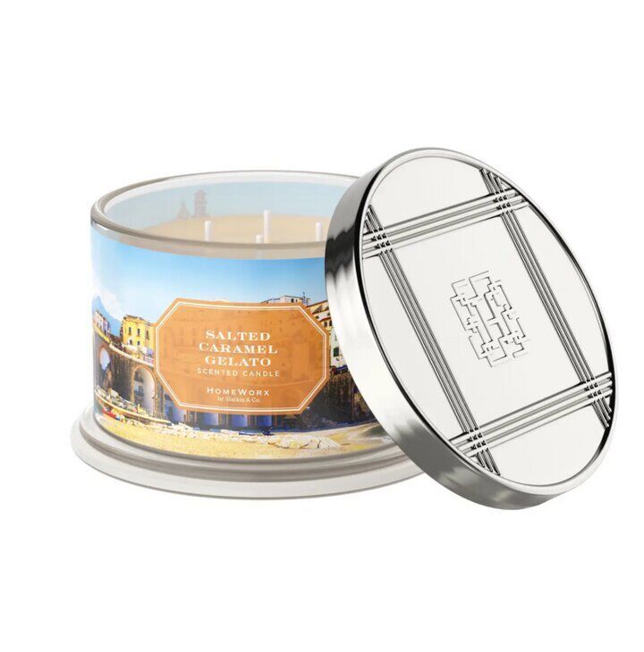 saltedcaramelgelatohomeworx Amalfi Salted Caramel Gelato 510g (4-Docht)