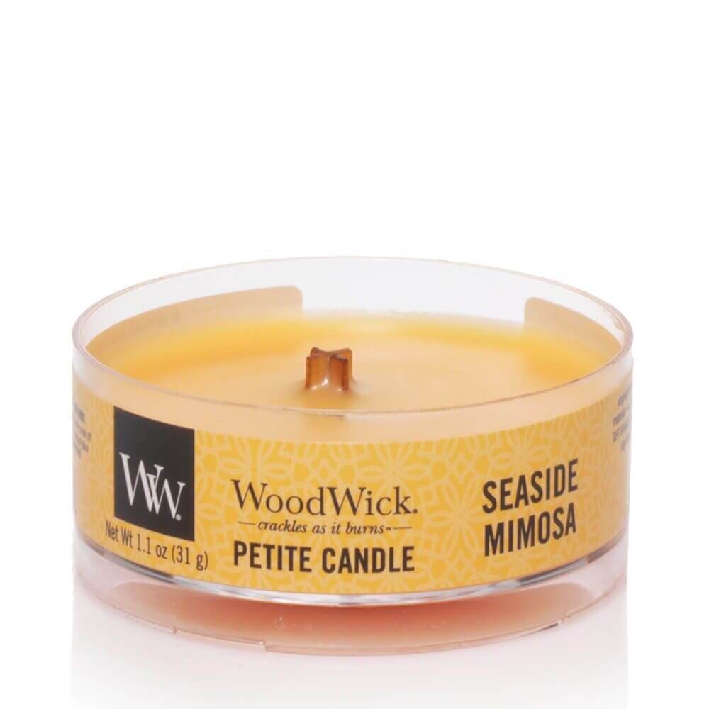 Seaside Mimosa Petite Candle 31g von Woodwick
