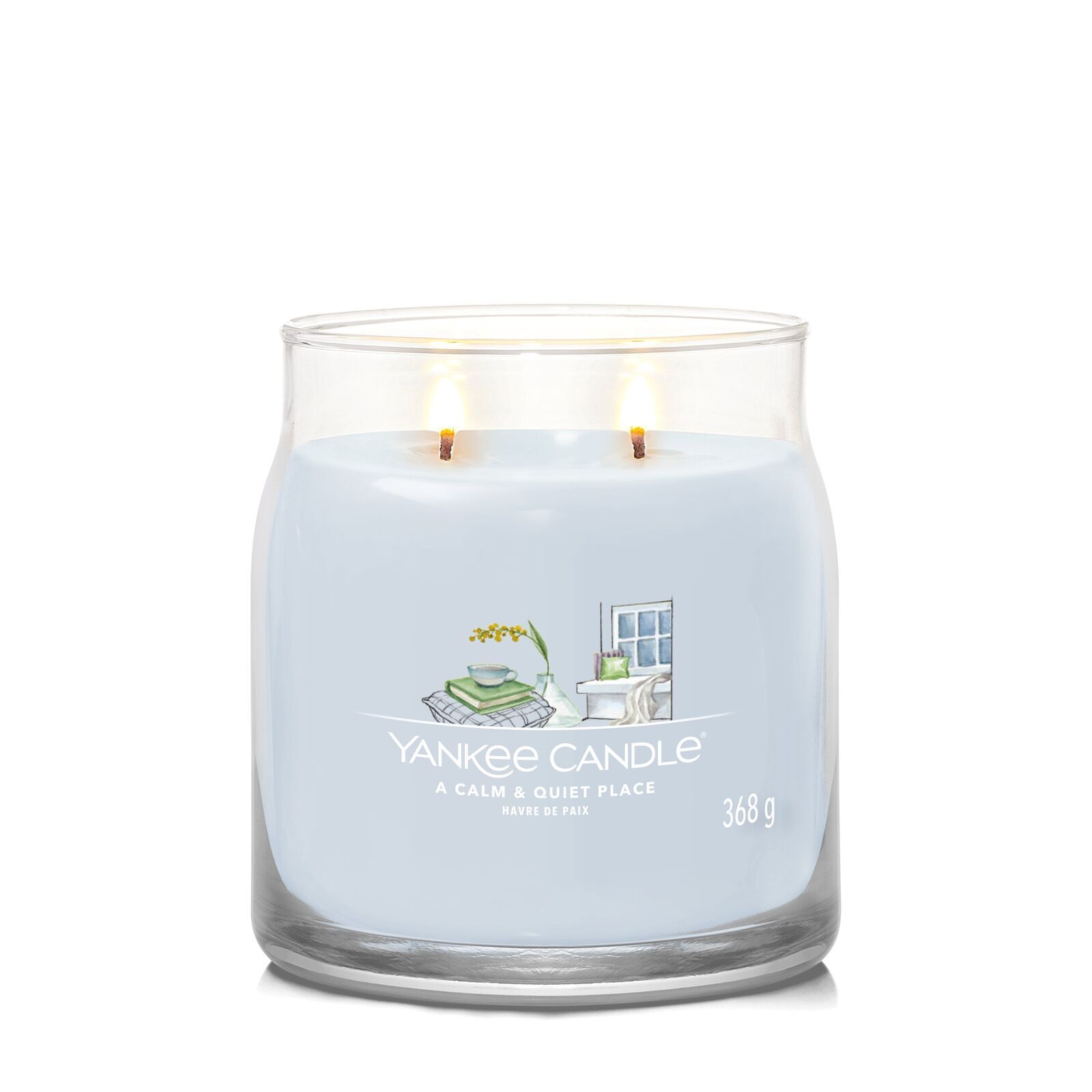 A Calm & Quiet Place Signature Medium Jar 368g 2-Docht
