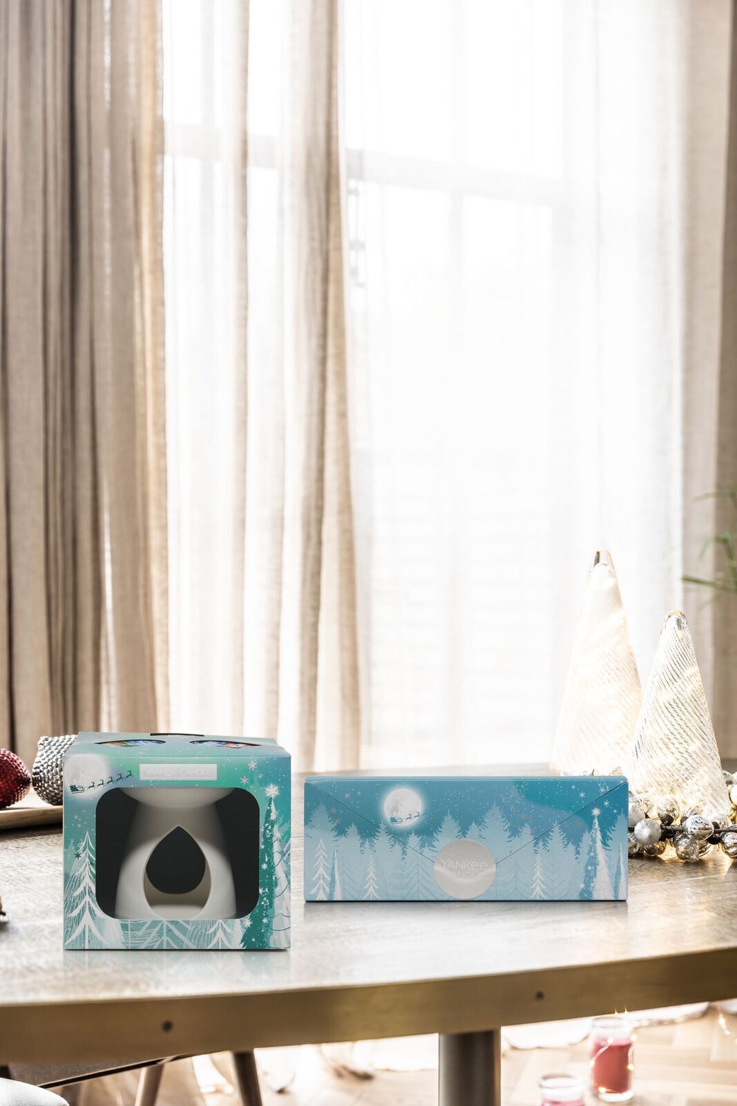 3 Wachsmelts & Duftlampe Geschenkset Weihnachten Bright Lights