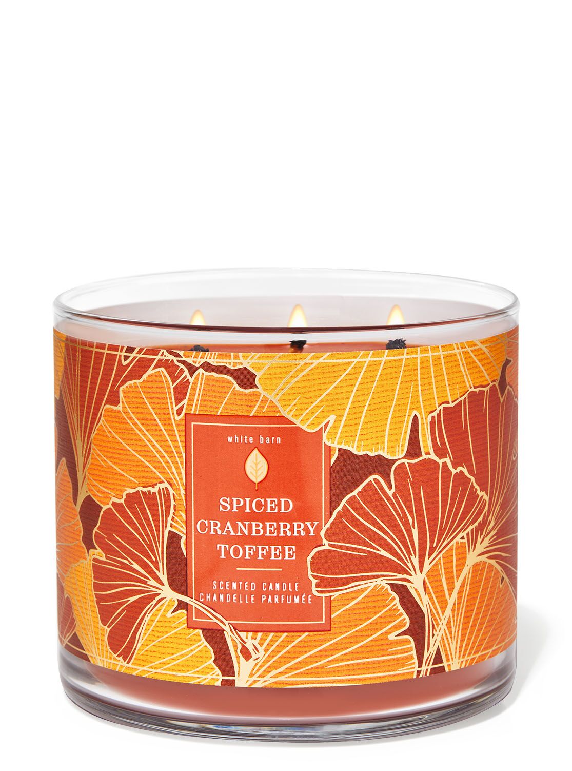 026341927asdffa Spiced Cranberry Toffee - 411g 3-Docht Kerze
