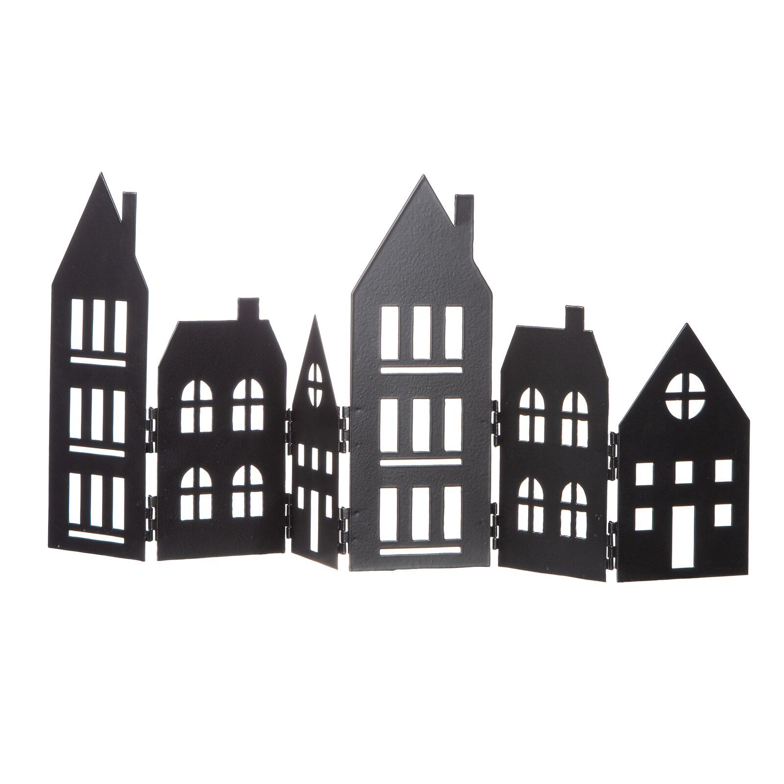 Deko Aufsteller Standrelief Haus Zaun