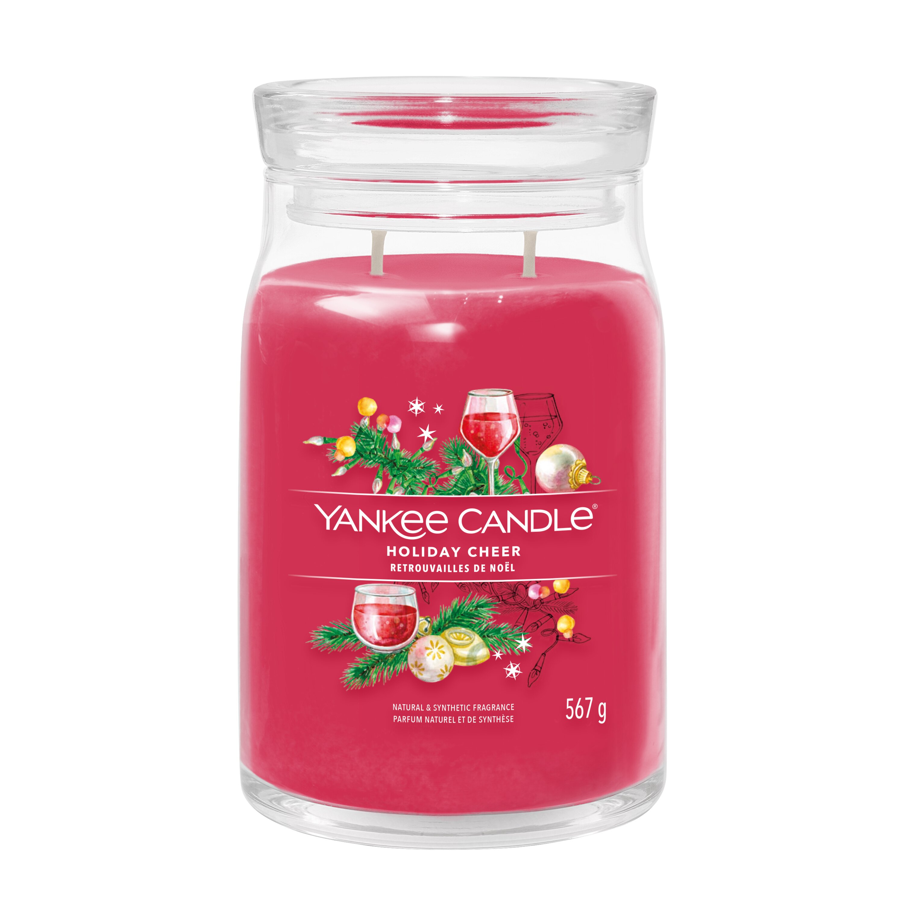 Holiday Cheer Signature Jar 567g 2-Docht