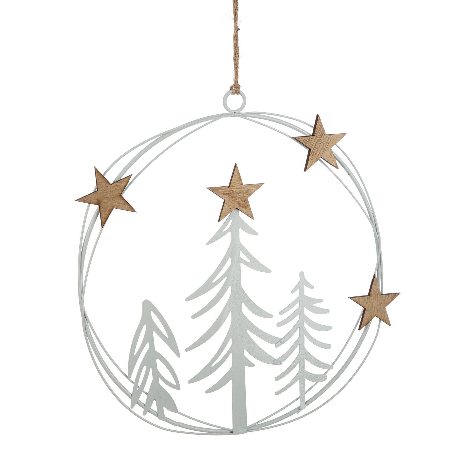 Deko Hänger "White Forest" Sternsymbol, Symbol, Kronleuchter, Lampe