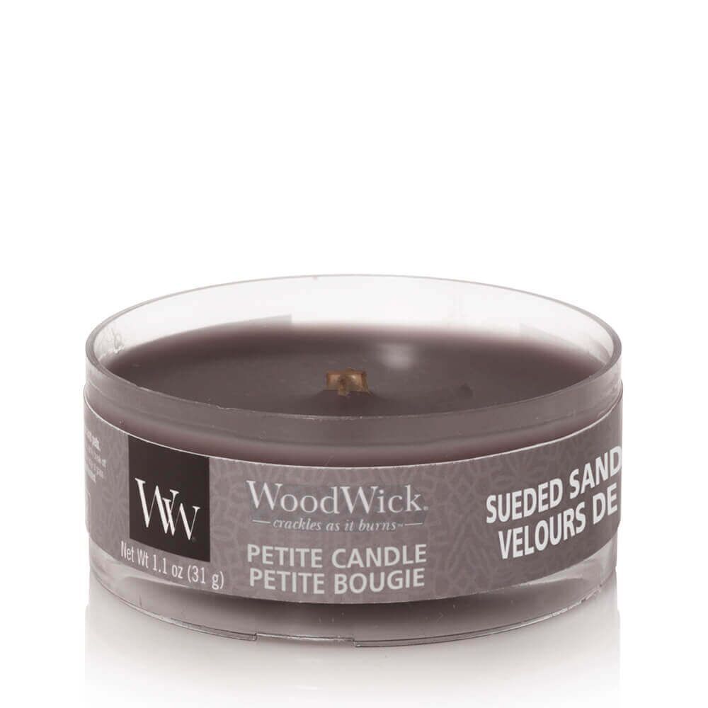Sueded Sandalwood Petite Candle 31g von Woodwick