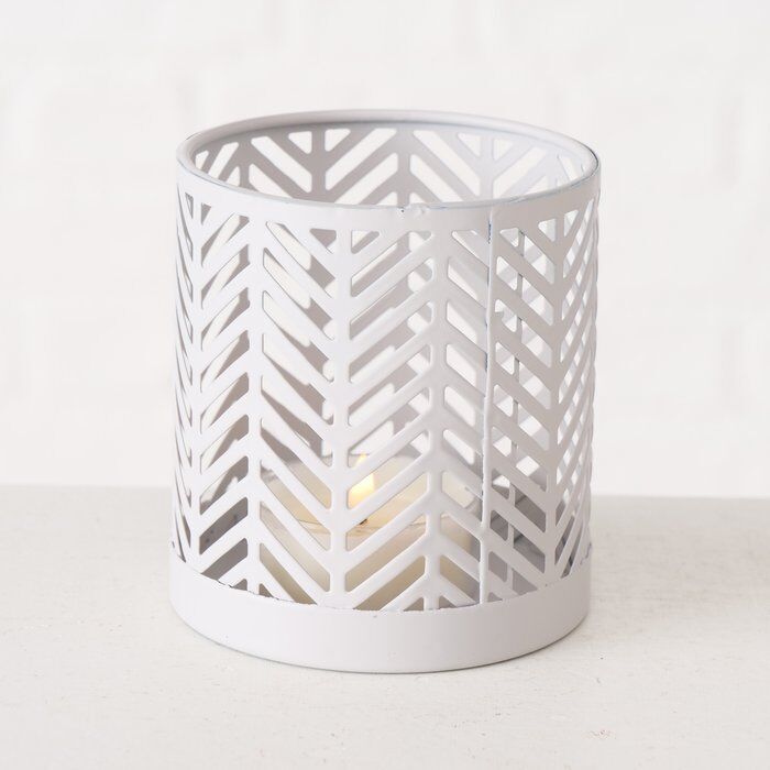 Windlicht Dunvilla 8cm grau