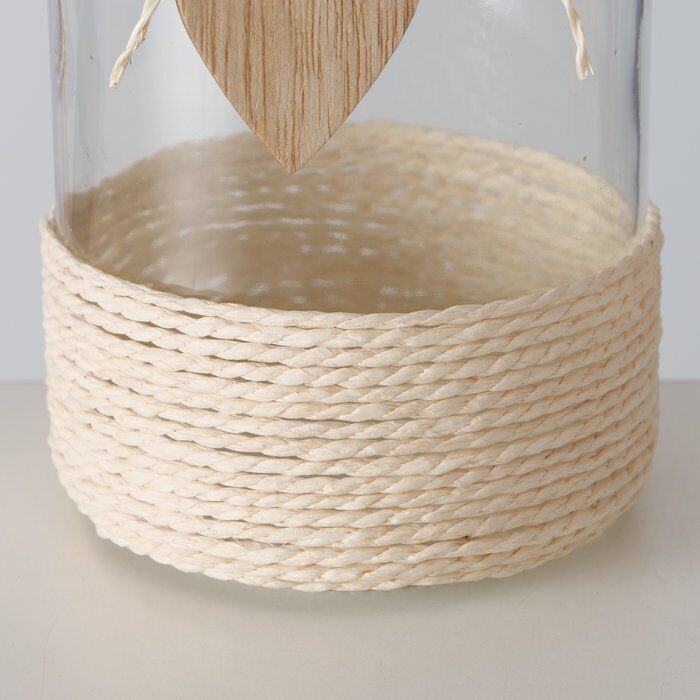 Windlicht Weavy Herz 11cm