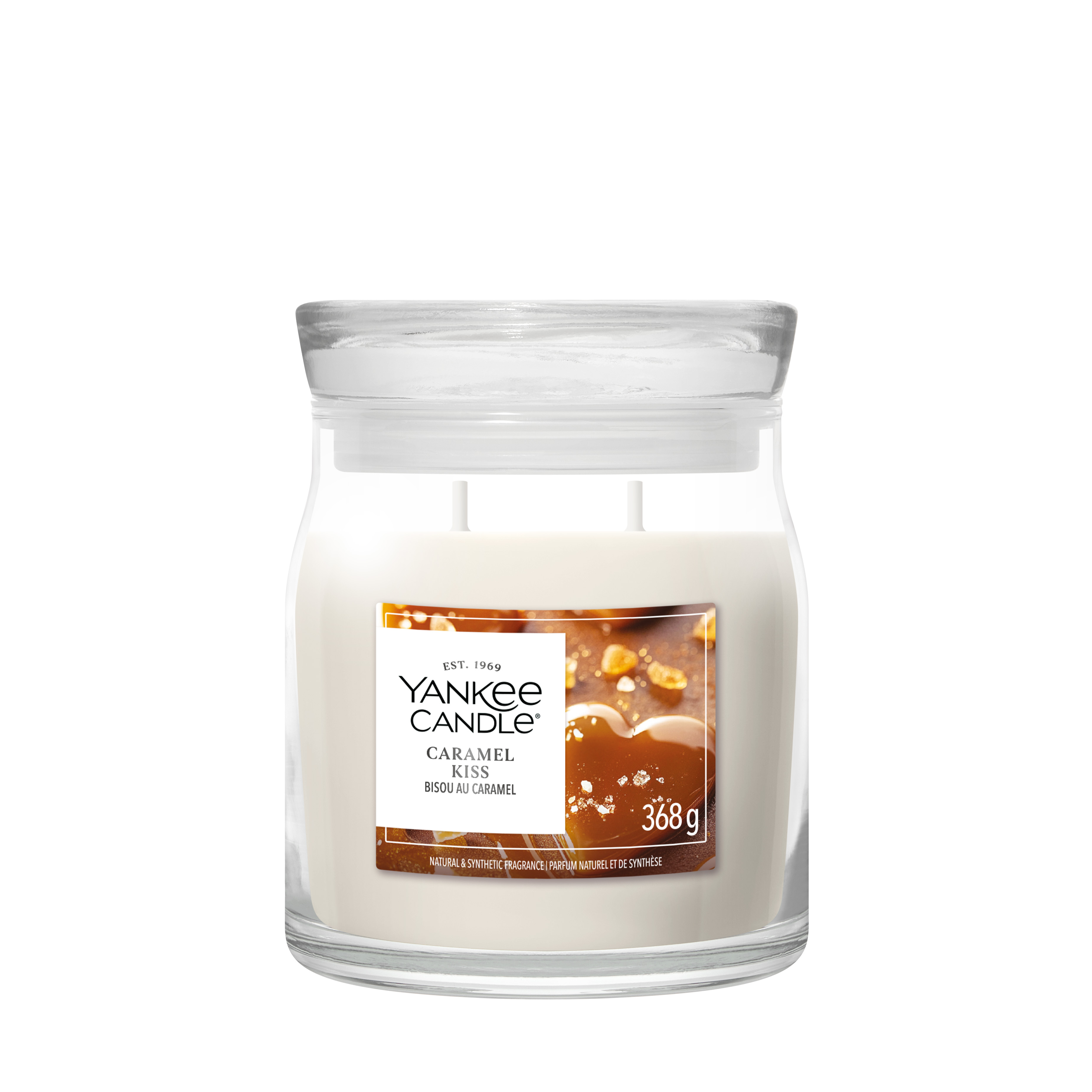 Caramel Kiss Signature Medium Jar 368g 2-Docht Caramel Kiss Signature Medium Jar 368g 2-Docht