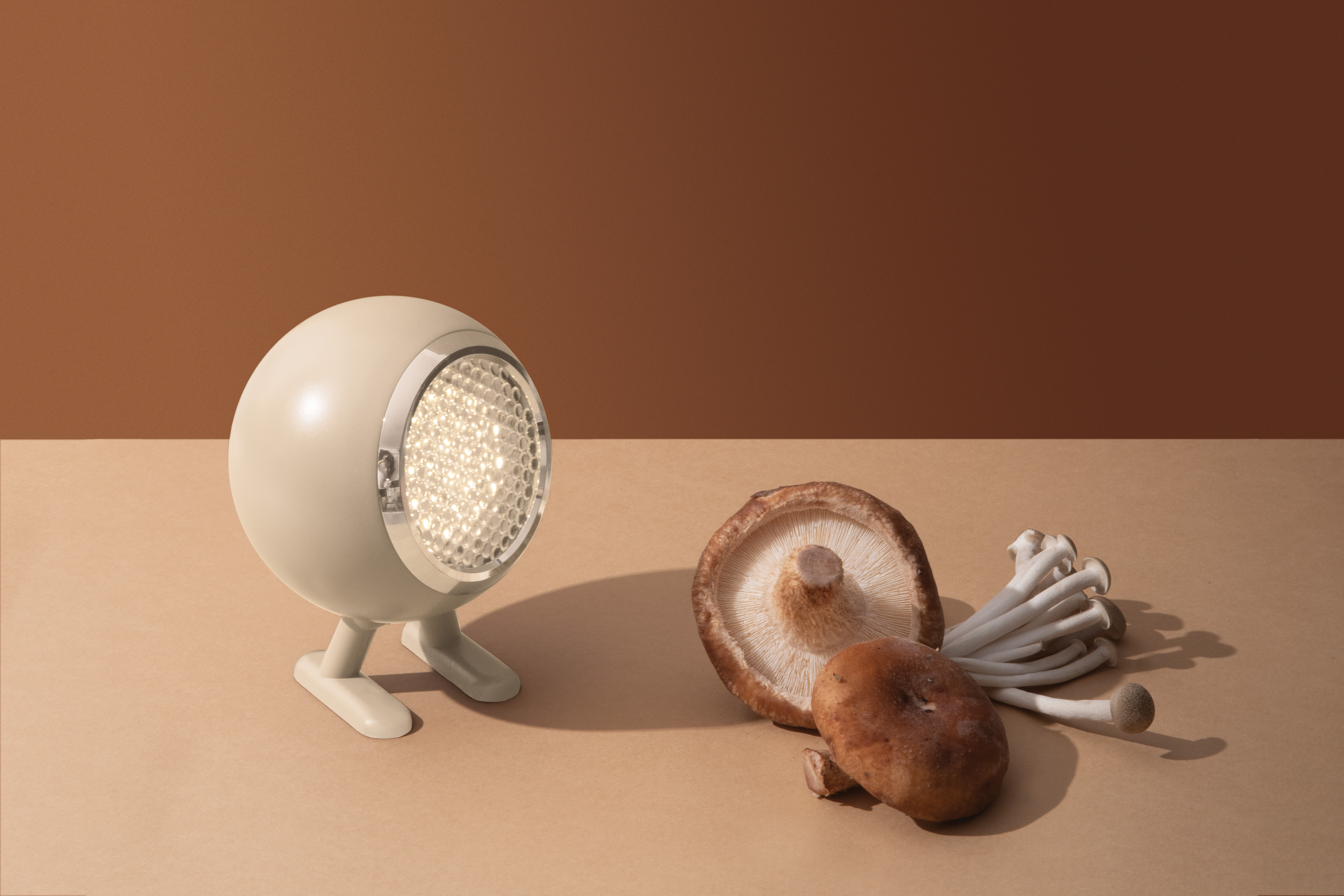 Norbitt 3.0 LED Lampe Mushroom Brown