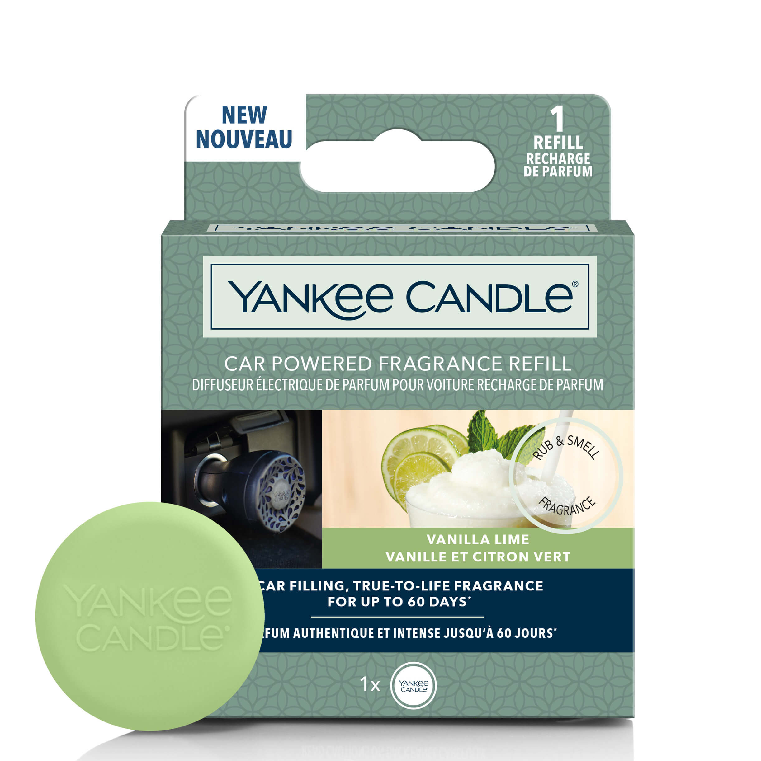 Vanilla Lime Car Powered Fragrance Diffuser Nachfüllpack