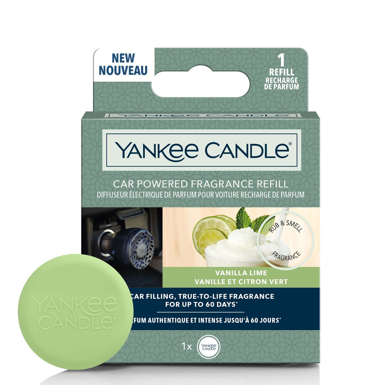 1627746E Vanilla Lime Car Powered Fragrance Diffuser Nachfüllpack