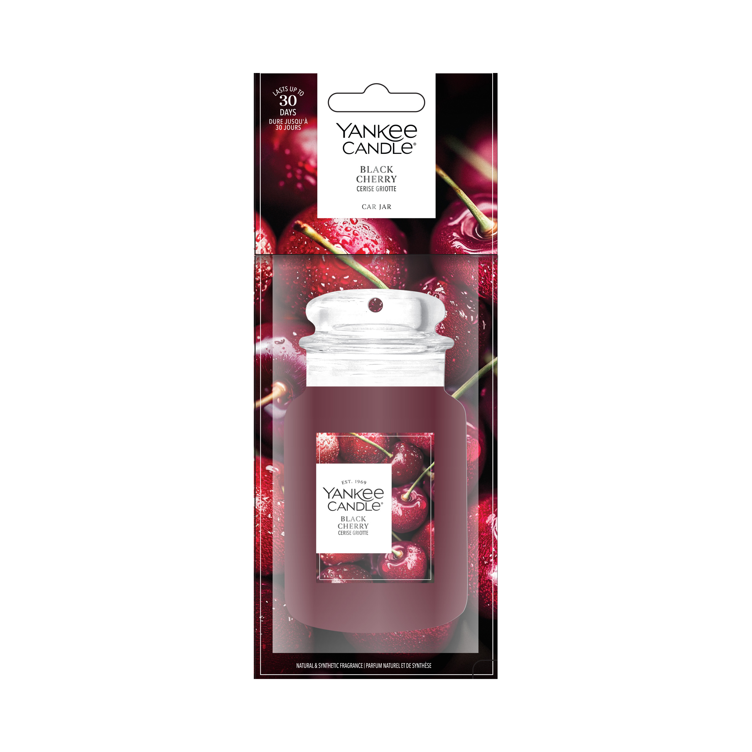 Black Cherry Car Jar Single Kandelljus, Black Cherry, Car Jar, Kandlejar, Kirscharoma