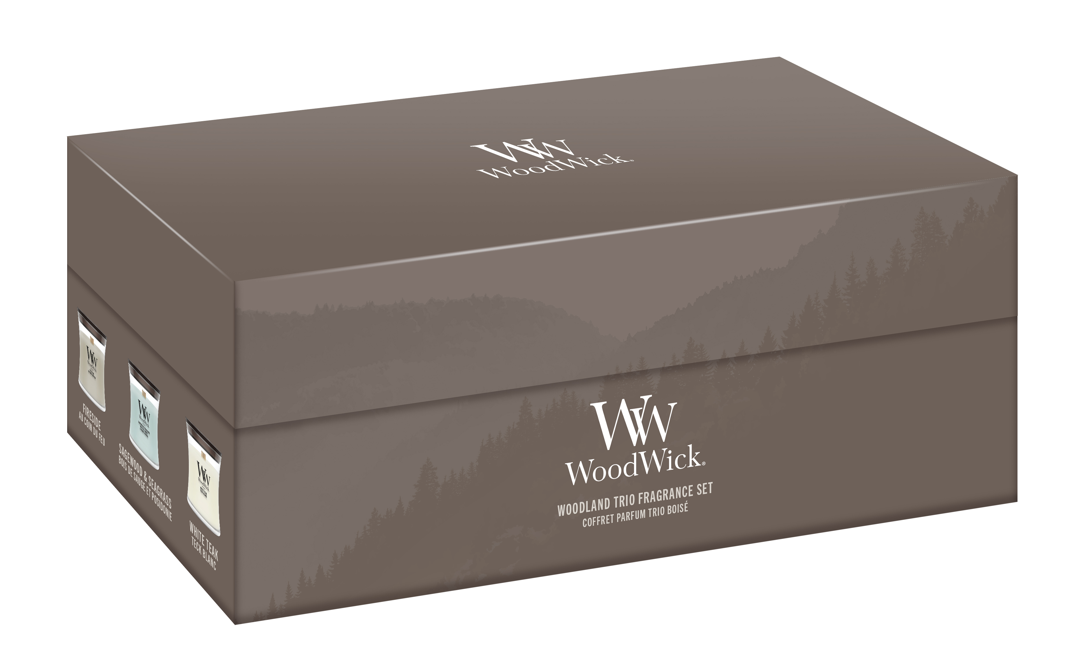 wood fragrance, woodland trio, box set, gift box, coffret parfum