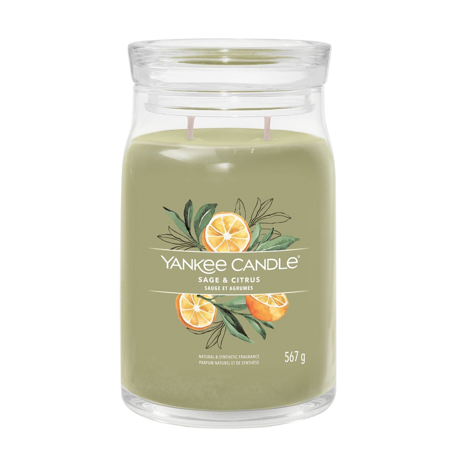 Sage & Citrus Signature Large Jar 567g 2-Docht