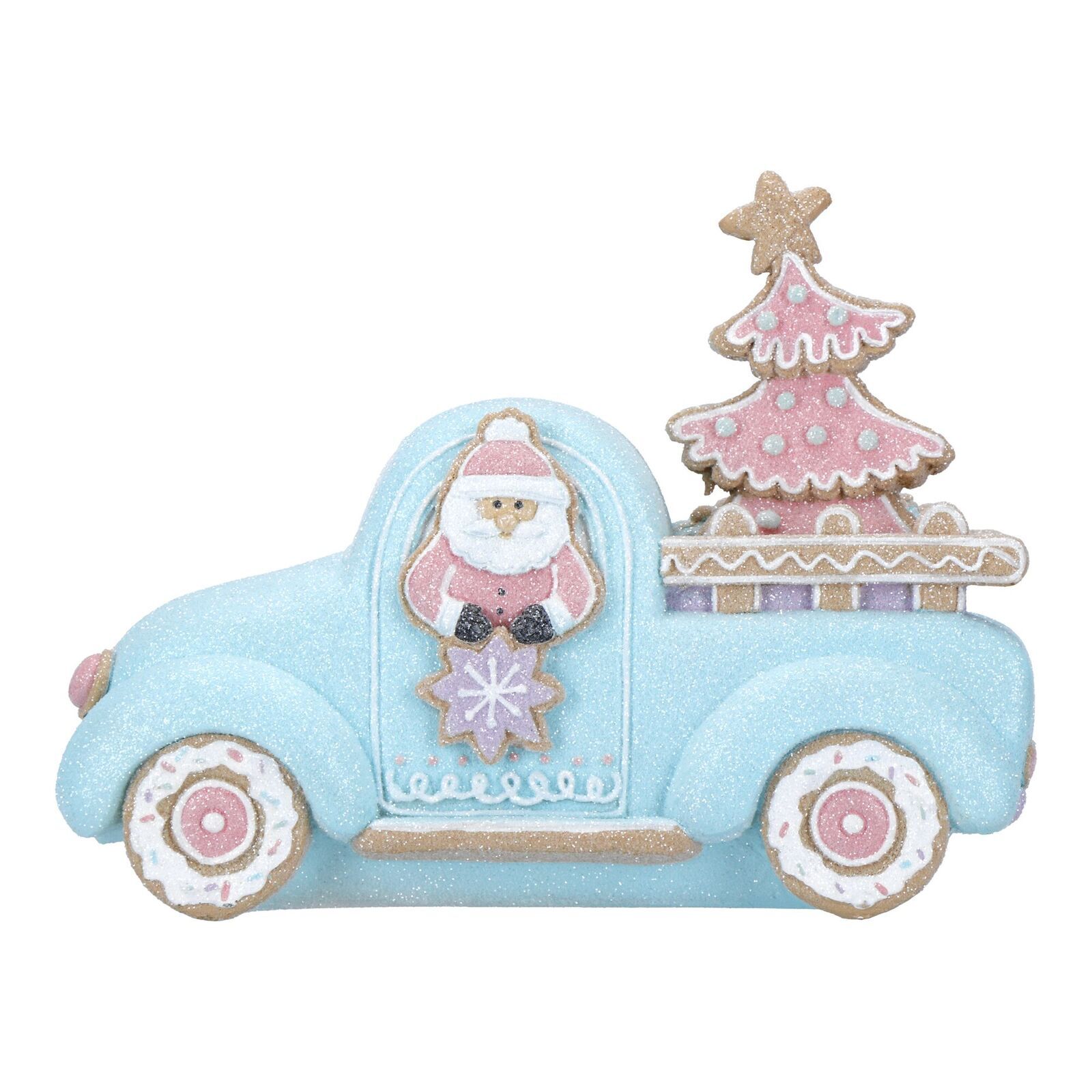 233551 Gingerbread Santa in Car
