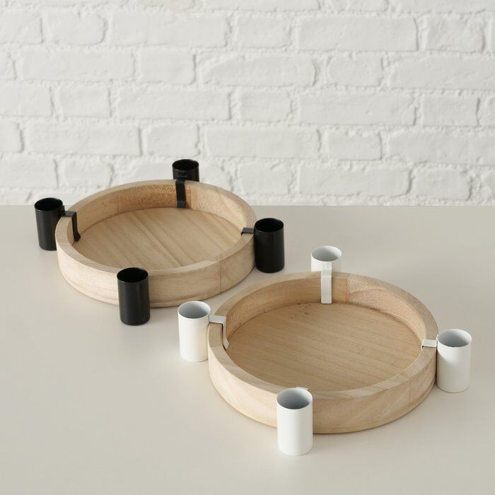 Kerzenleuchter Skovde schwarz