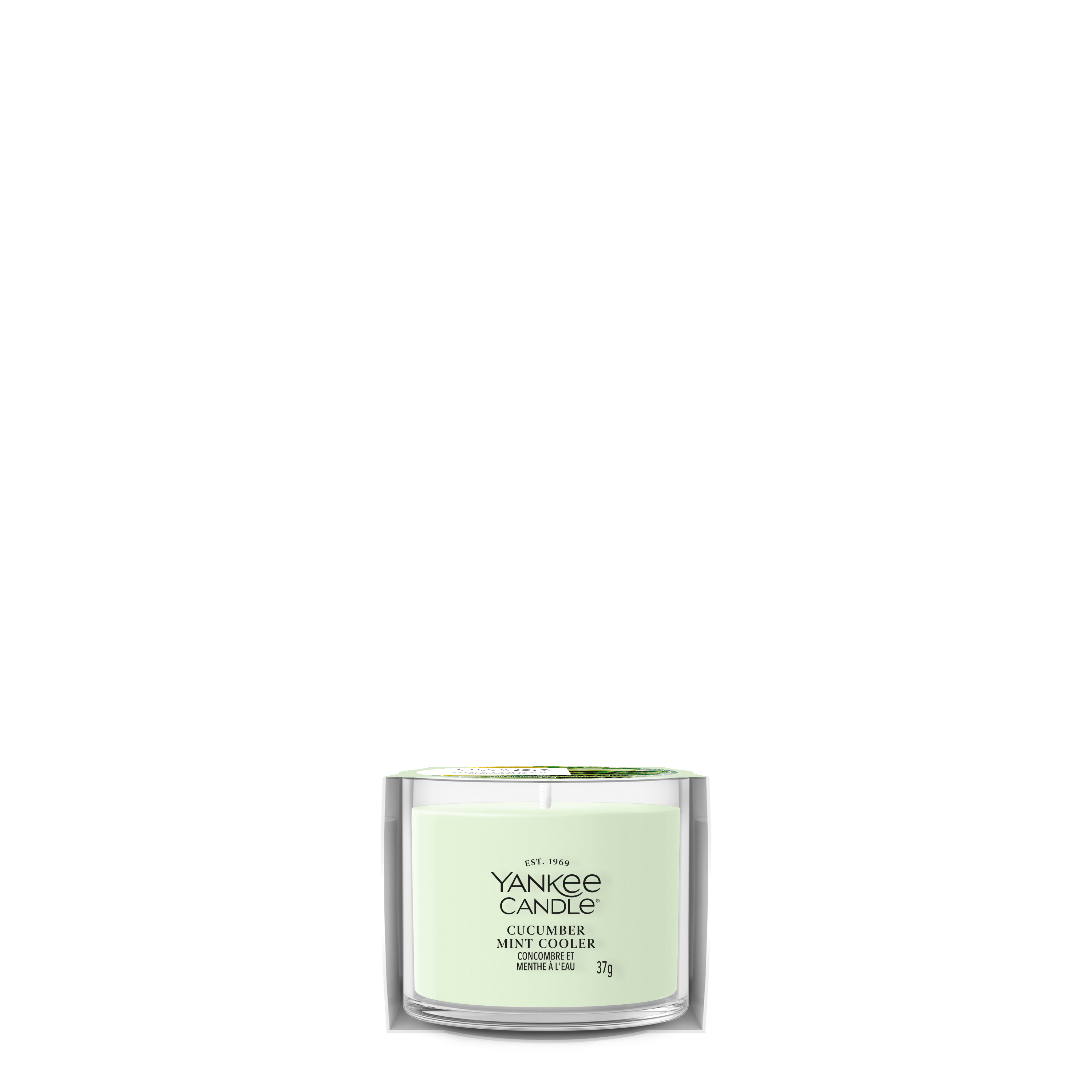 Kerze, Yankee Candle, Mintgrün, Gurke, 3,7 oz